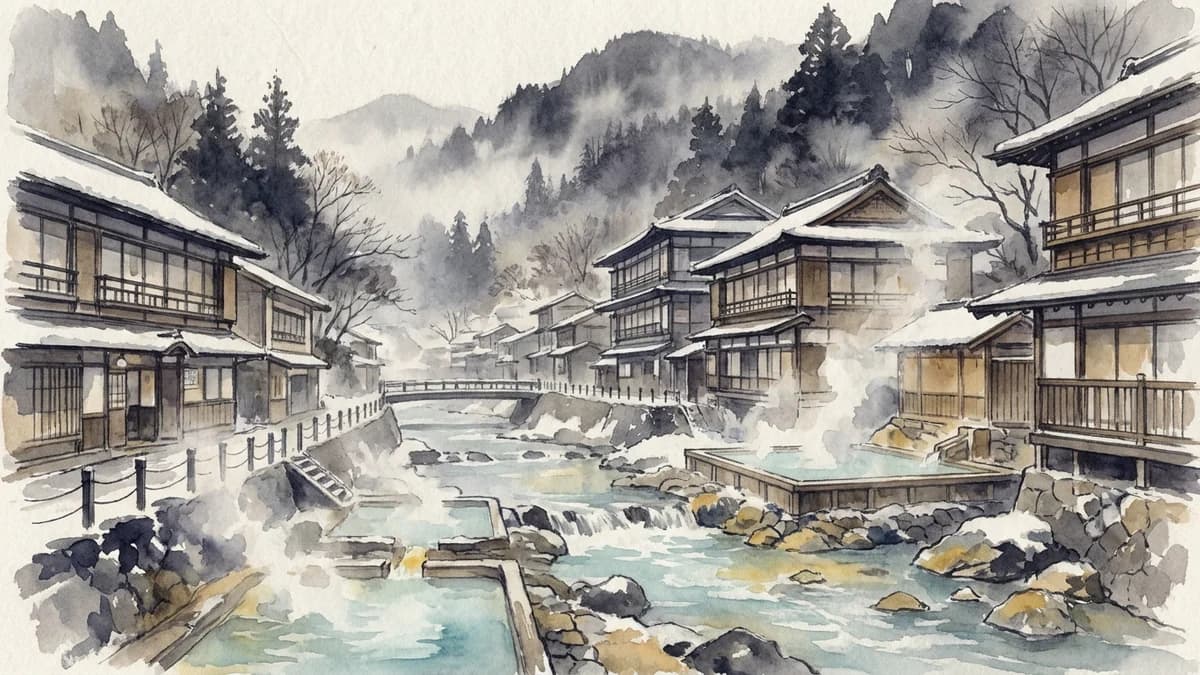 銀山温泉|大正ロマンの湯けむり、心安らぐ雪景色