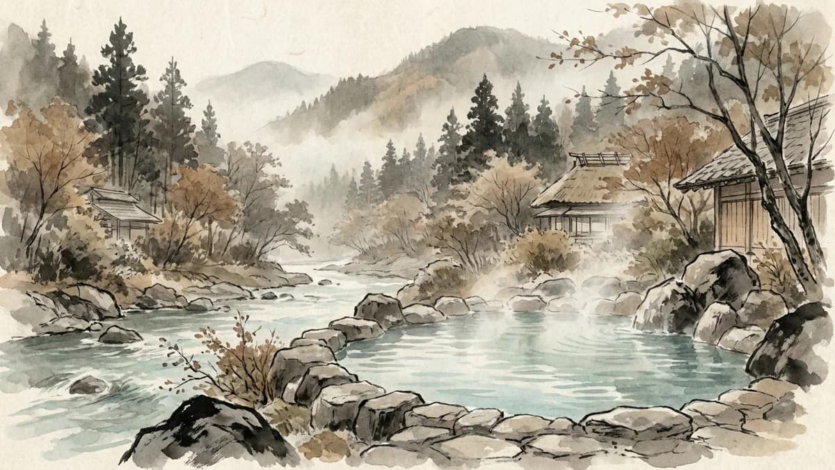 板室温泉|下野の薬湯、心身を癒す「ぬる湯」の奇跡