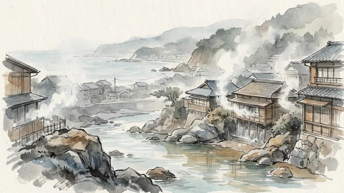 伊東温泉|豊富な湯量と温暖な気候に恵まれた、首都圏に近い温泉郷