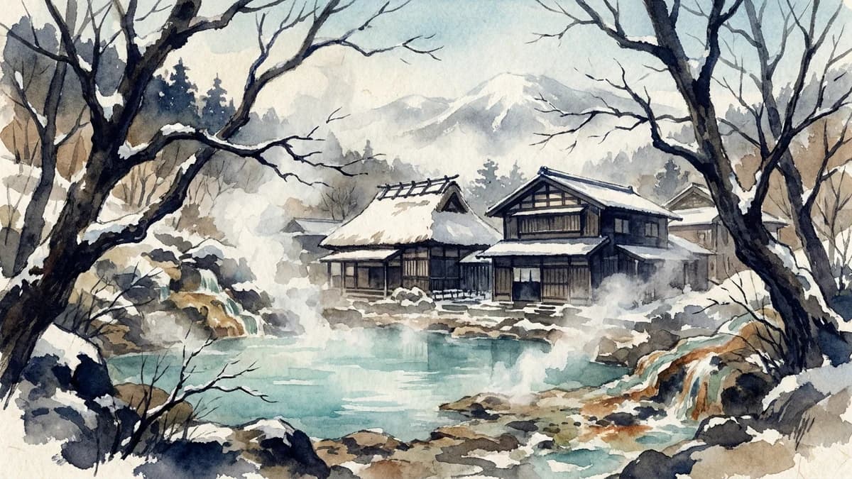 蔦温泉|ブナの森に佇む、足元湧出の秘湯
